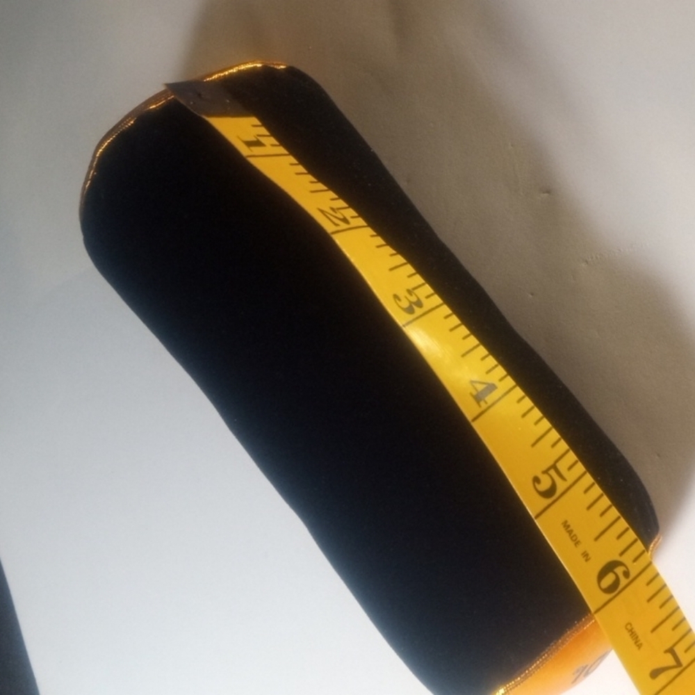 Fendi Bijoux Gold & Black Logo Jewelry Display Pillow Bolster 6” - Picture 7 of 9